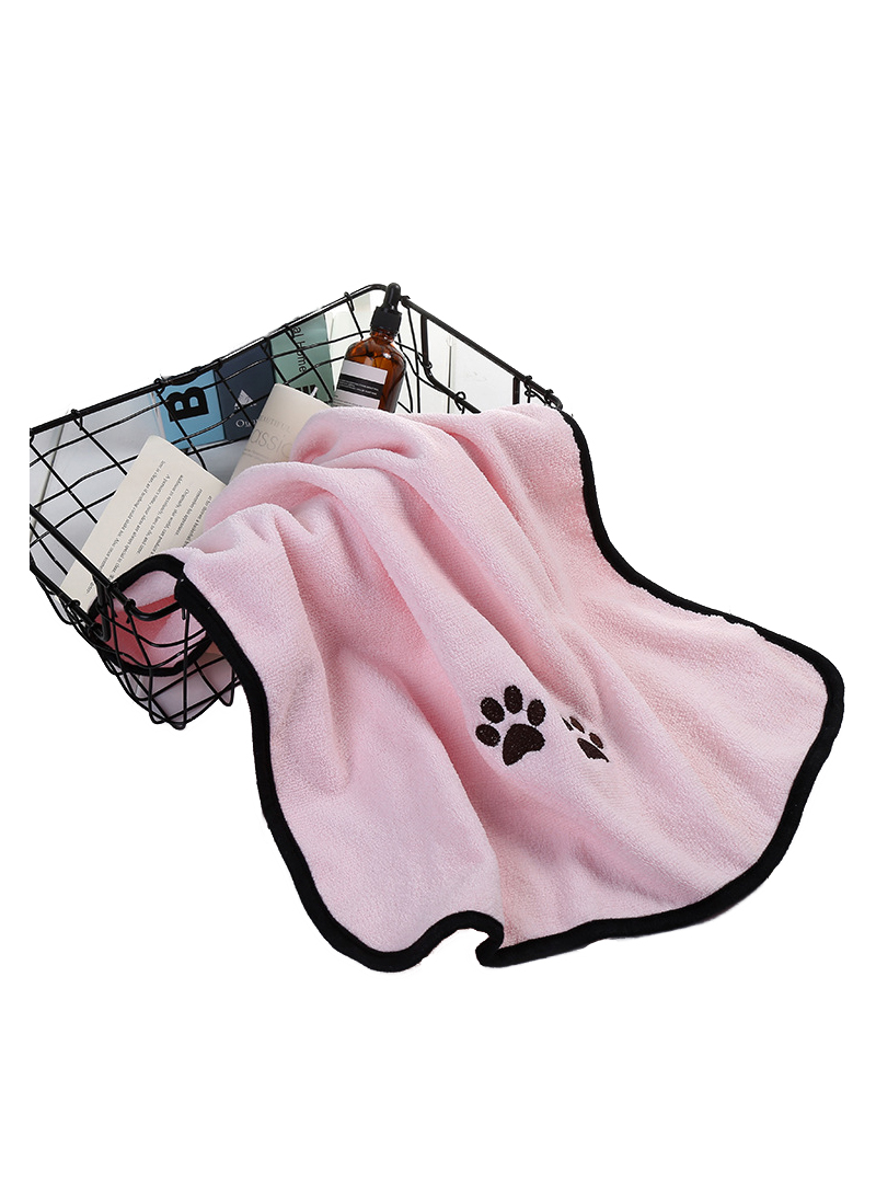 Pet Dog Cat Microfiber Drying Towel Ultra Absorbent Great for Bathing and Grooming
