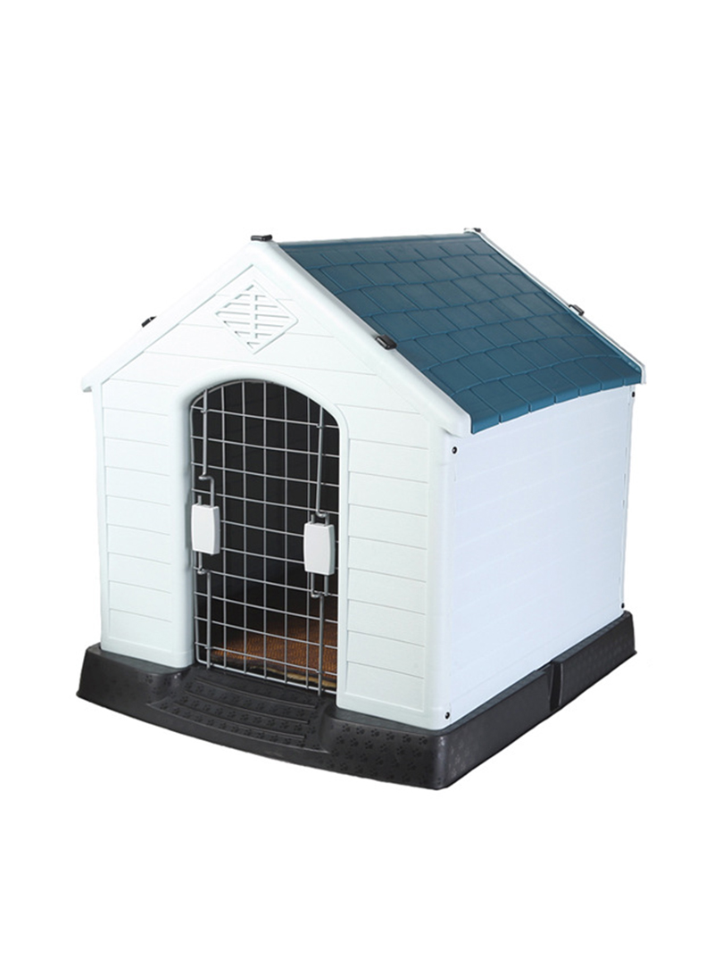 Dog House Outdoor Rainproof Large Kennel Large Plastic Dog Crate Four Seasons Universal Removable and Washable 88*79*83cm