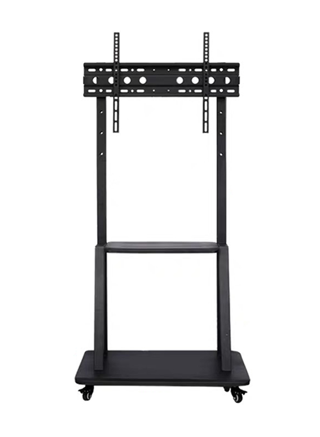 Mobile TV Stand with Projecter and Laptop Shelf for 32-65 Inch Screens for Living Room, Bedroom and Office, Holds up to 88 lbs