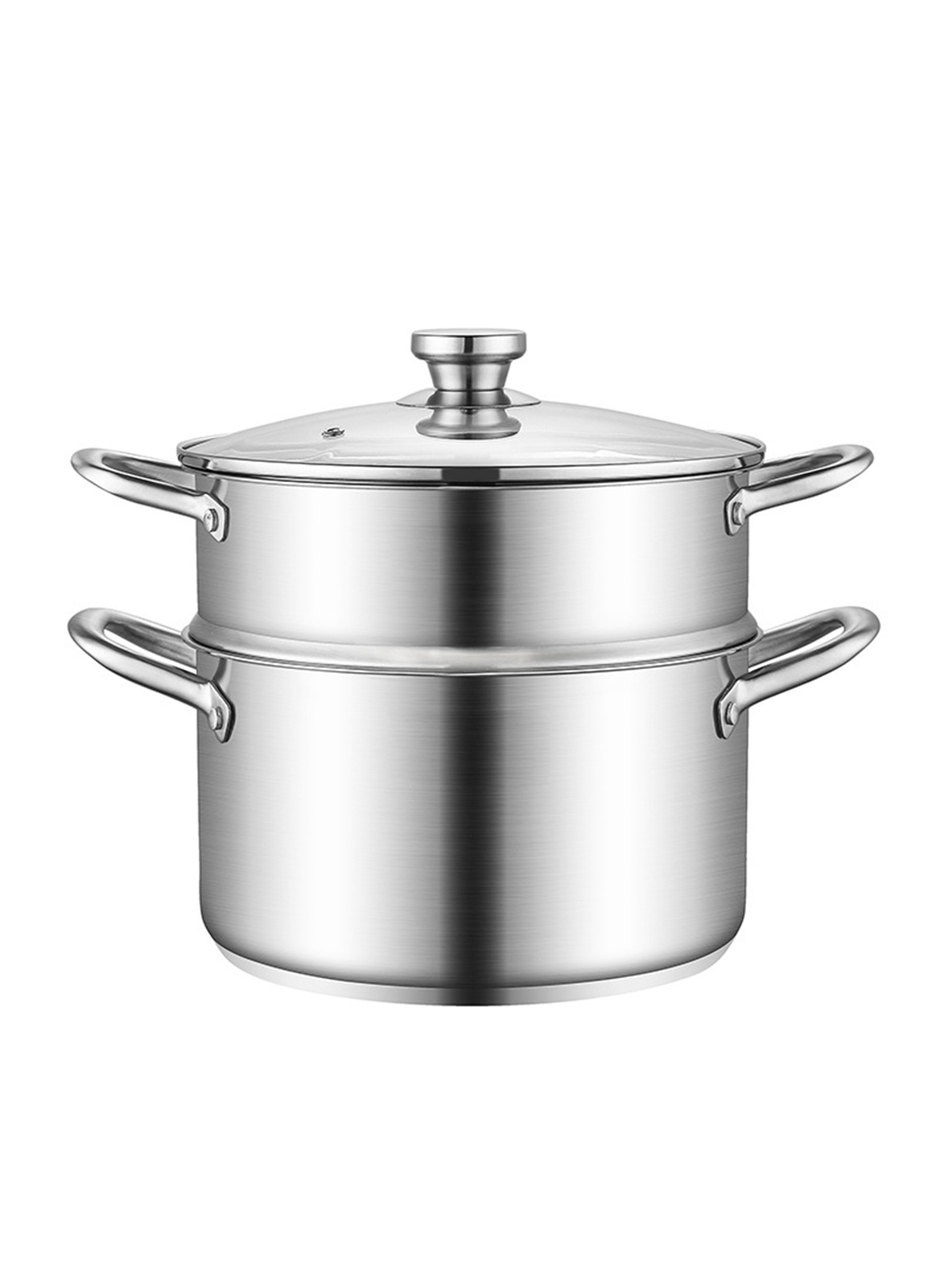 304 Stainless Steel Household Steamer Thickened Soup Pot 24CM