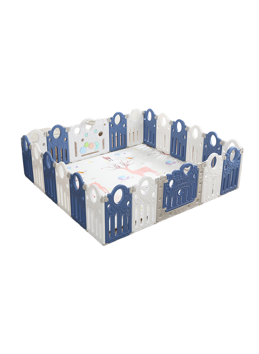 Baby Playard Children's Game Fence Foldable fence Baby Playard Easy Assemble and Storage