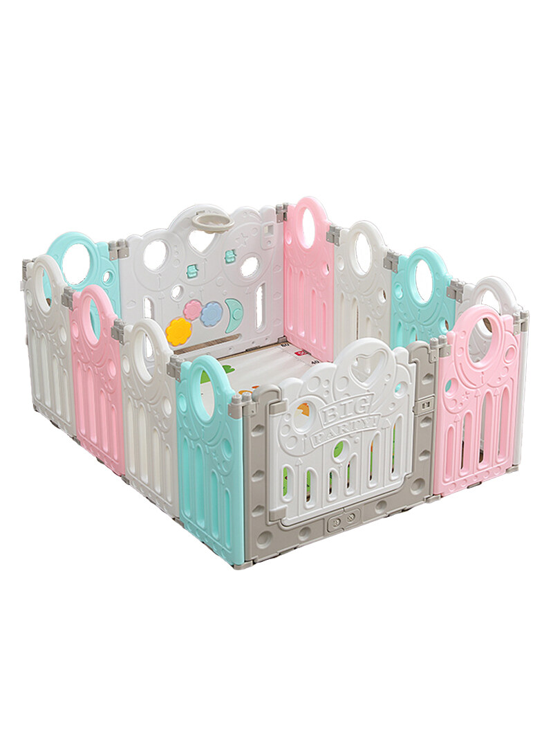 Baby Playard Foldable fence Baby Playpen with Gate Playpen Custom Shape, Easy Assemble and Storage