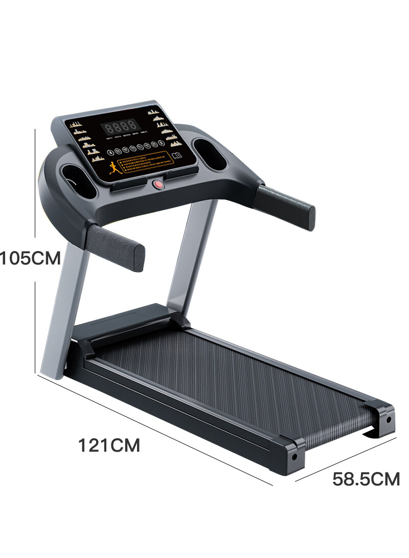 1-10KM/H Home Folding Electric Treadmill with Bluetooth Connection Function 121*58.5*105CM