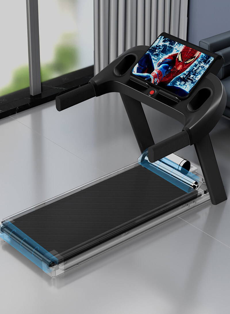 1-10KM/H Home Folding Electric Treadmill with Bluetooth Connection Function 121*58.5*105CM
