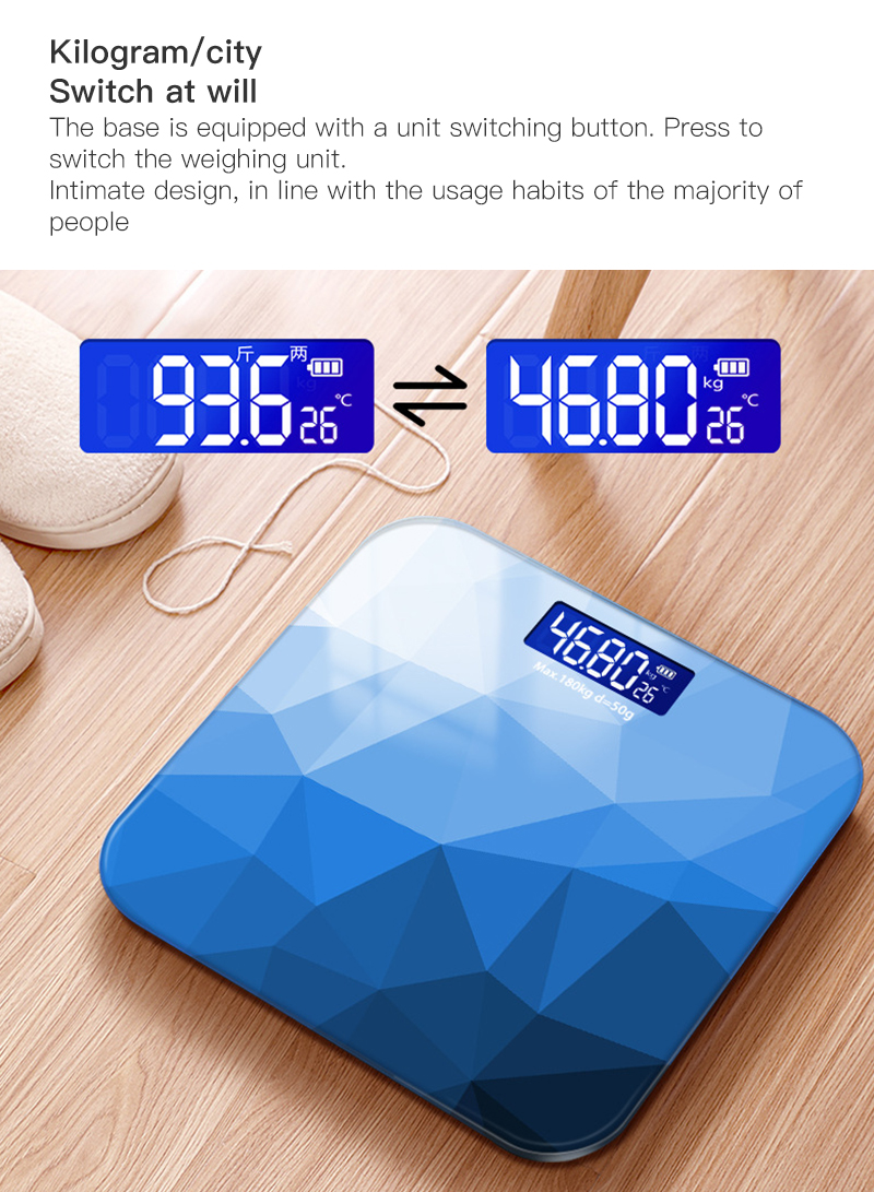 Scale for Body Weight, Digital Bathroom Scales for People, Most Accurate to 0.05lb, Bright LED Display &amp; Large Clear Numbers, Upgraded Quality for the Elderly Safe Home Use, 180KG