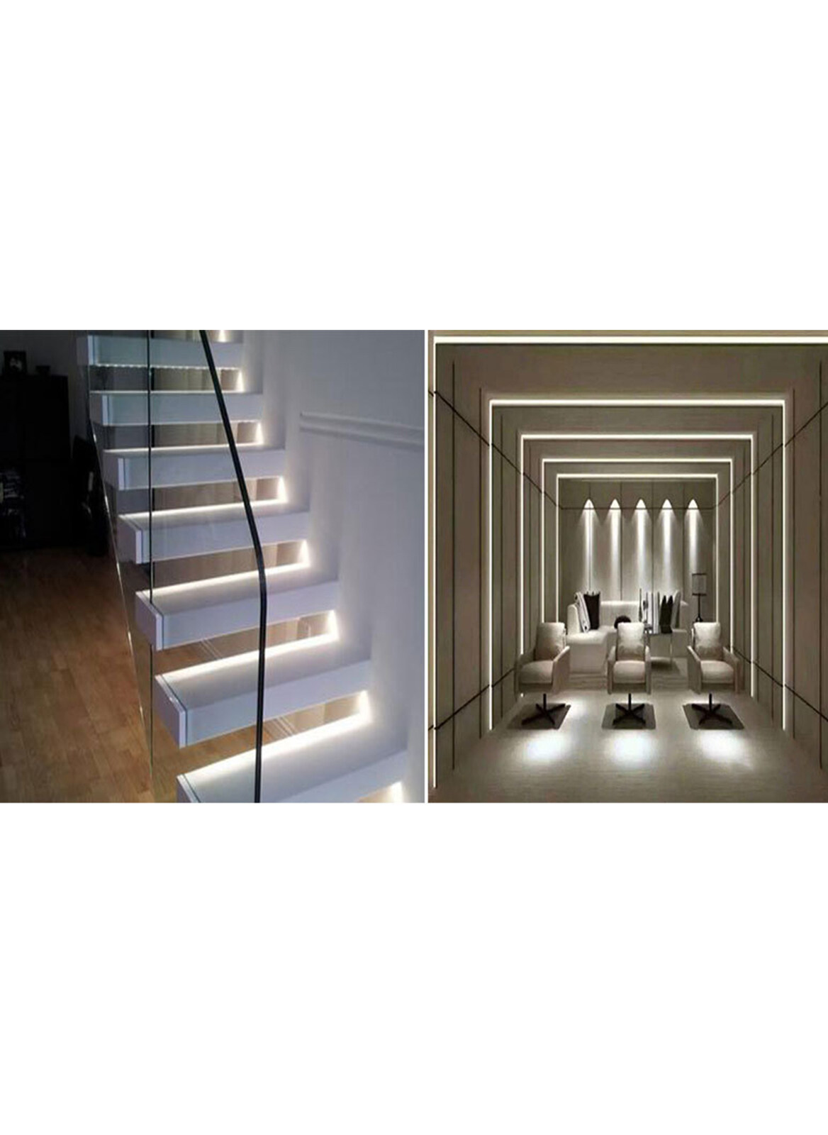 Home Decoration Recessed Linear Light with Light Source 2*2*100CM
