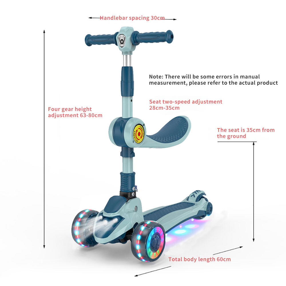 3-in-1 Scooter Toys high quality Flash wheel Children 3-12 years old Can Ride A Yo-yo Car One-legged Pedal Sled Skating Scooters